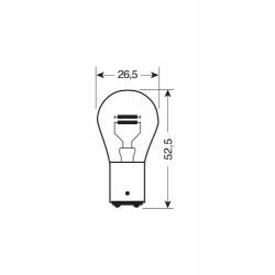 AMPOULE A 2 FILAMENTS 12 V - P21/5W - Ampoules