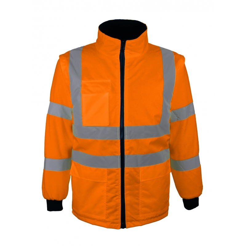 BLOUSON / GILET 2X1 HAUTE VISIBILITÉ VEROMO ORANGE - Haute visibilité