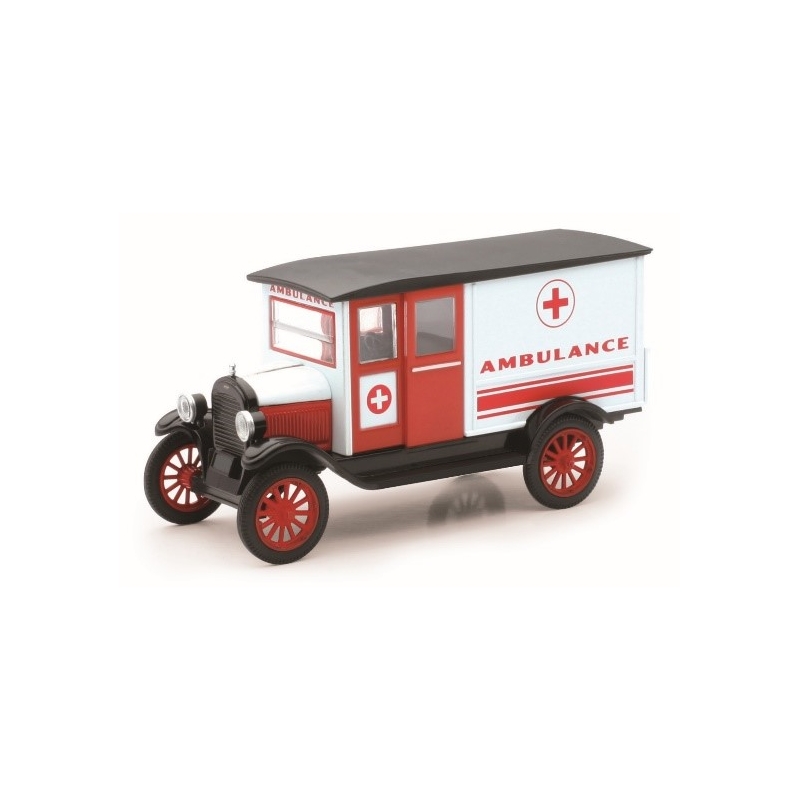 Camion miniature NEWRAY - Chevy 1-ton SERIES H ambulance 1924 1/32 - Décoration camion