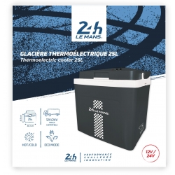 Glacière thermoélectrique 12/24V 25L 24H LE MANS - Frigos