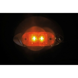 Feux de gabarit à 2 leds, 24V, orange - Feux