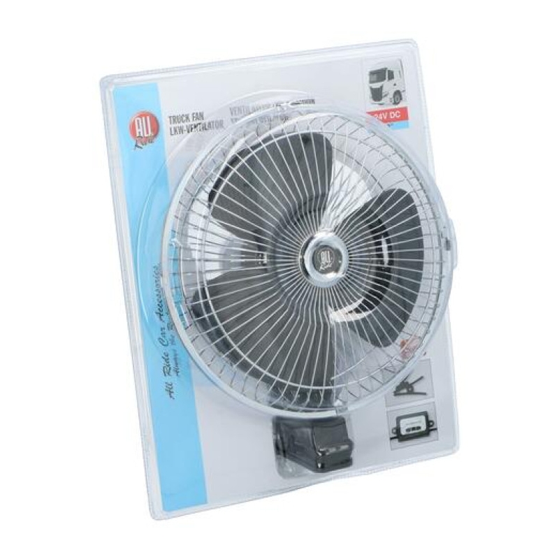 Ventilateur 25 cm avec pince 24V ALL RIDE - Ventilateurs