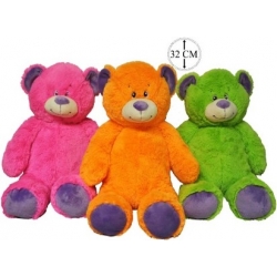 Peluche ours fluo 32 cm - Jouets