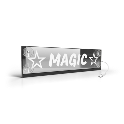 Plaque personnalisable LED USB - Décoration camion