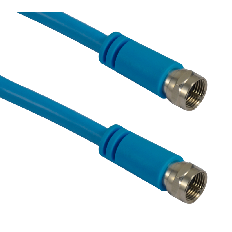 CABLE ANTENNE BLEU 10M F/F - Antennes TV