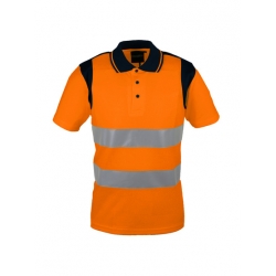 Polo Haute visibilité PAULO Orange - Haute visibilité